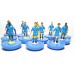 Subbuteo Andrew Table Soccer Manchester City 2014-2015 on Classic Hasbro bases